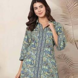 Women Paisley Print Straight Tunic-picture-18