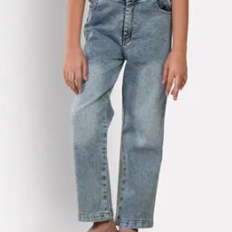 Straight Jeans with 5-pocket Styling-image-2