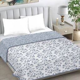 Floral Print Reversible AC Room Double Bed Dohar-50