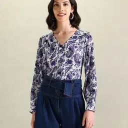 u.s. polo assn. Women Paisley Print Regular Fit Top-picture-33
