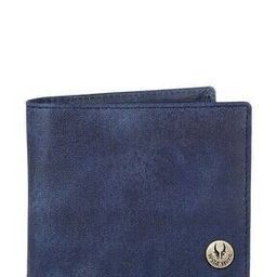 Men Bi-Fold Wallet with Metal Logo-image-55