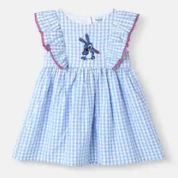 Checked Fit & Flare Dress-image-61