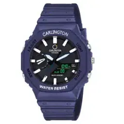 3322 Analogue-Digital Wrist Watch with Synthetic Strap-image-79