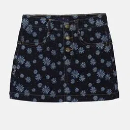kiddopanti Floral Print Straight Skirt-picture-5