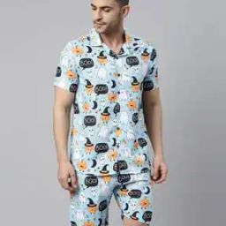 Novelty Printed Regular Loungewear Sets-picture-22
