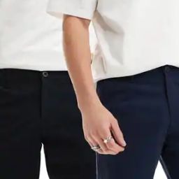Men Pack of 2 Slim Fit Chino Shorts-image-79