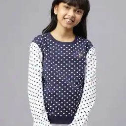 Polka-Dot Round-Neck Pullover-image-64