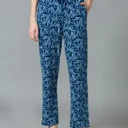 Allover Print & Functional Pocket Lounge Pants-image-115