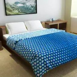 Ultra Soft Microfiber Polyester 150 GSM Geometric Print Double Reversible Comforter-50