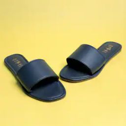 Women Typographic Print Open-Toe Flip-Flops-35