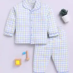 Boy Checked Shirt & Pants Set-image-34