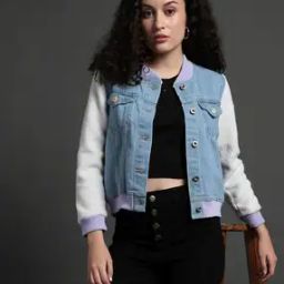 Women Light-Wash Regular Fit Jacket-15