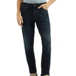 Men Washed Straight Jeans with Insert Pockets-image-24