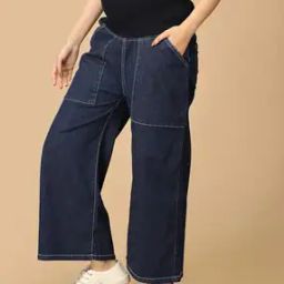 Women Wide-Leg Jeans with High Rise Waist-picture-30