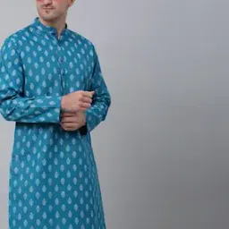jompers Men Regular Fit Cotton Long Kurta-picture-37