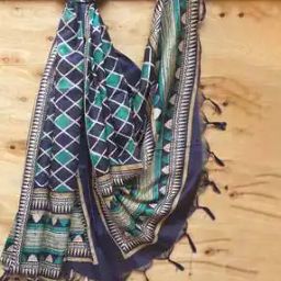 Printed Dupatta with Tassels-picture-8