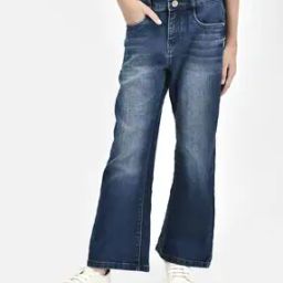 Washed Bootcut Jeans-image-118
