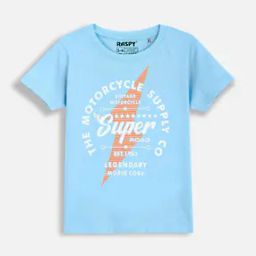 Boys Typographic Print Regular Fit T-Shirt-image-94