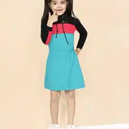 Full Sleeves A-line Dress-image-73
