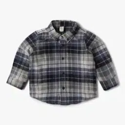 gap kids Relaxed Fit Full-Sleeve Flannel Shirt with Collar-picture-25