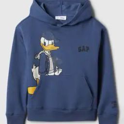 Boys Donald Duck Print Relaxed Fit Hooded Sweatshirt-36