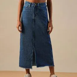 globus Women Western Wear Straight Skirt-picture-29