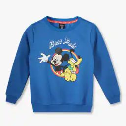 Boys Mickey Mouse Print Regular Fit Sweatshirt-picture-14