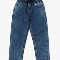 Boys Lightly Washed Relaxed Jeans-20