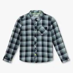 Boys Checked Slim Fit Shirt-image-18