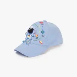 Boys Printed Baseball Cap with Applique-image-38