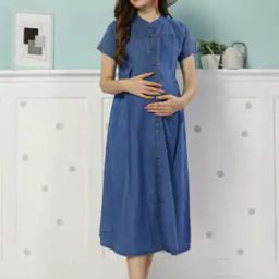 Women Washed A-Line Dress-image-18