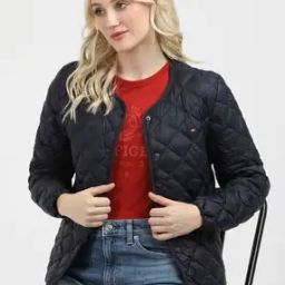 Women LW Down Quilted Tailored Fit Jacket-image-14