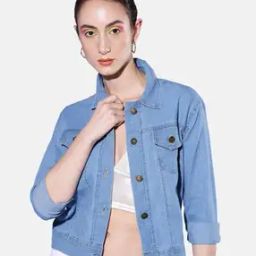 Women Regular Fit Button-Closure Jacket-14