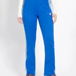Women Straight Track Pants with Contrast Taping-image-63