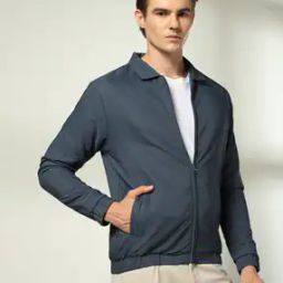 Men Slim Fit Biker Jacket-41