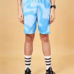  Men Mid Rise Colour-block Regular Fit Shorts-picture-17