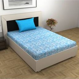Floral Bedsheet With 1 Pillow Cover-image-33