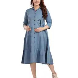 Women Printed Fit & Flare Dress-image-83