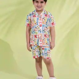 Boys Printed Pants & T-Shirt Sets-image-3