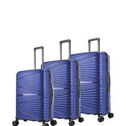 Pack of 3 Trolley Bags with Number Lock-image-0