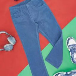 Boys Mid Rise Cotton Trousers-image-100