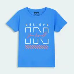 Boys Graphic Print Regular Fit Crew-Neck T-Shirt-picture-27