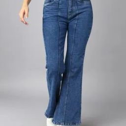 Women Lightly-Washed Straight Fit Jeans-image-73