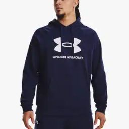 Men Rival Logo Print Relaxed Fit Hoodie-image-86