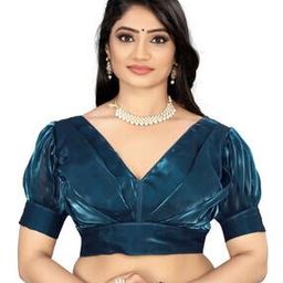 V-Neck Back Open Blouse-picture-47