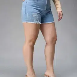 Women High Rise Shorts  -image-38