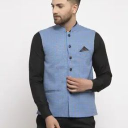 Nehru Jacket with Insert Pockets-23