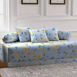 300 TC Floral Print Diwan Set-picture-17