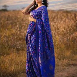 Kanjivaram Woven Banarasi Silk  Saree -image-8