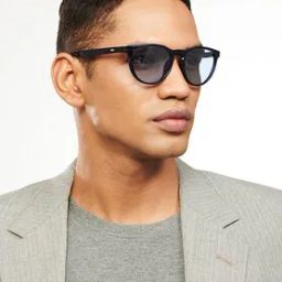 Unisex Polarized and UV Protected Round Sunglasses -VC S15215-image-86